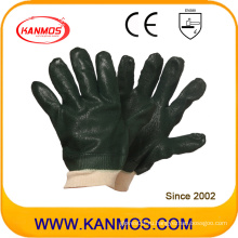 Черный Anti-Slipping промышленной безопасности ПВХ Dipped рабочие перчатки (51203SP)